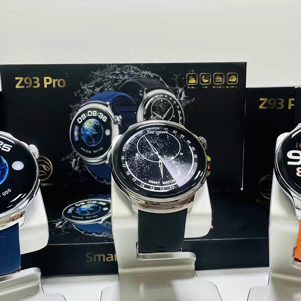 Z93 Pro Fashion Round Smart Watch 2024 Waterproof Heart Rate Fitness Tracker Answer Call Message Reminder Z93pro Smartwatch